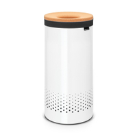 Brabantia Wäschebox,  mit Korkdeckel,  35 Liter 104367,  Farbe: White