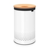 Brabantia Wäschebox,  mit Korkdeckel,  60 Liter 104404,  Farbe: White