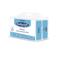 BulkySoft Classic Papier-Handtücher V-Falz,  2-lagig 84584,  1 Packung = 12 x 250 = 3.000 Tücher