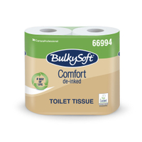 BulkySoft Comfort Toilettenpapier,  2 lagig 66994,  1 Karton = 10 x 4 = 40 Rollen