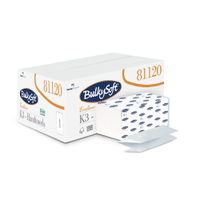 BulkySoft Excellence Interfold Handtücher,  2-lagig 81120,  1 Karton = 20 x 160 = 3.200 Tücher