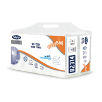 BulkySoft Membrane Falthandtücher,  3-lagig 82314,  1 Packung = 12 x 120 = 1.440 Tücher