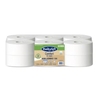 BulkySoft Mini Jumbo Toilettenpapier,  2-lagig,  weiß 65906,  1 Packung = 12 Rollen à 130 m