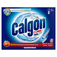 Calgon 3in1 Waschmaschinen-Wasserenthärter Power-Tabs 3074921,  1 Packung = 45 Tabs