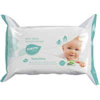 Care Zone Babywipes Sensitive Reinigungstücher 01-639NK-T080,  1 Flowpack mit 80 Tüchern