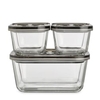 CASO VacuBoxx Eco Vakuum-Frischebehälter Set,  3-teilig 1177,  1 Set,  Maße (B x H x T): 10 x 7, 5 x 14, 5; 14, 5 x 9, 5 x 20 cm