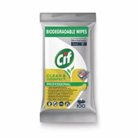 Cif Pro Formula Clean & Disinfect Desinfektionstücher 1 Packung = 100 Tücher
