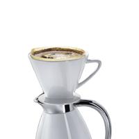 Cilio Kaffeefilter mit Stutzen,  weiß 106 091,  Durchmesser: 13, 5 cm