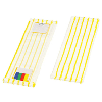 Cleankeeper Microfaser-Borstenmopp Breite: 40 cm,  Farbe: weiß/gelb