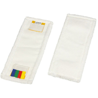 Cleankeeper Microfaser-Mopp mit Laschen Breite: 40 cm,  Farbe: weiß