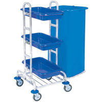 Cleankeeper Systemwagen 2 MINI,  verchromt 1 Stück