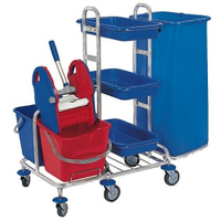 Cleankeeper Systemwagen 3 MINI,  verchromt 1 Stück