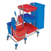 Cleankeeper Systemwagen 6,  verchromt 1 Stück