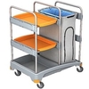 Cleankeeper Systemwagen I - 14 1 Abfallbehälter 120 l,  1 Abfallsack 120 l - blau