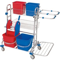 Cleankeeper Systemwagen III - 10,  verchromt 1 Stück