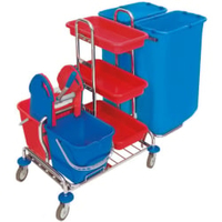 Cleankeeper Systemwagen III - 9,  verchromt 1 Stück