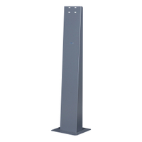 Cleanotec HS1 Hygienesäule Material: Stahl,  pulverbeschichtet graphitgrau RAL 7024