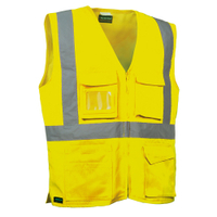 COFRA Warnschutzweste 245g/m² SEKI,  High Visibility,  gelb 1 Stück,  Größe: 3XL