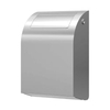 Conti plus Abfallbehälter mit Klappdeckel SteelTec DESIGN,  11 L CONT18270710279,  Maße (B x H x T): 338 x 460 x 320 mm