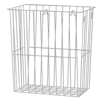 Conti plus Gitterkorb,  Wandmontage,  25 Liter CONT18400000640,  Farbe: silber,  rilsaniert