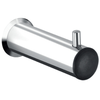 Conti plus Haken mit Türstopper,  Edelstahl matt,  mit Stift CONT14200010100,  Ausladung: 70 mm