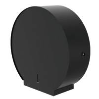 Conti plus Toilettenpapierhalter Björk,  Wandmontage,  schwarz CONT13600713355,  Für 1 Maxi + 1 Standardrolle