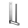 Conti plus WC Ersatzpapierrollenhalter,  Edelstahl matt CONT13208010000,  1 Stück