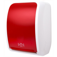 COSMOS Handtuchrollenspender Sensor COSMOS-4400,  Farbe: weiß/rot