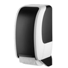COSMOS Toilettenpapierspender COSMOS-2150,  Farbe: weiß/schwarz