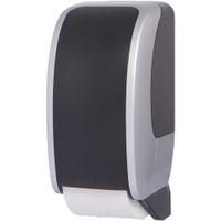 COSMOS Toilettenpapierspender COSMOS-2250,  Farbe: silber/schwarz