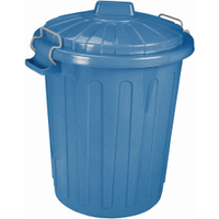 CURVER Charlie-Tonne Mülltonne,  46 Liter K230312KG37KK,  Farbe: blau