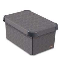 CURVER DECO´s Stockholm Aufbewahrungsbox,  5, 5 Liter 04710-A68-07 	,  Design: Art deco