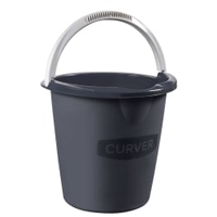 CURVER Eimer,  10 Liter K228563KI93KK,  Farbe: anthrazit