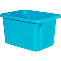 CURVER ESSENTIALS Stapelbox,  26 Liter K225501KB28KK,  Farbe: blau