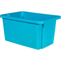 CURVER ESSENTIALS Stapelbox,  45 Liter K225414KB28KK,  Farbe: blau