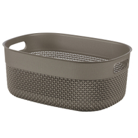 CURVER FILO RECYCLING Aufbewahrungskorb,  12 Liter 6713400009502,  Farbe: cappuccino