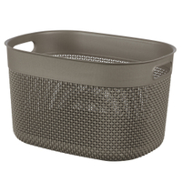 CURVER FILO RECYCLING Aufbewahrungskorb,  18 Liter 6714500009502,  Farbe: cappuccino