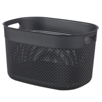 CURVER FILO RECYCLING Aufbewahrungskorb,  18 Liter 6714500016602,  Farbe: dunkelgrau