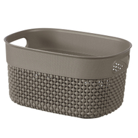 CURVER FILO RECYCLING Aufbewahrungskorb,  3, 5 Liter 6711400009502,  Farbe: cappuccino