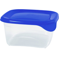 CURVER FRESH & GO Frischhaltedose K182263KB70KK,  Fassungsvermögen: 0, 8 Liter,  Maße: 15, 5 x 15, 5 x 5, 5 cm