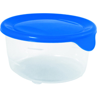CURVER FRESH & GO Frischhaltedose,  0, 5 Liter K182256KB70KK,  Maße: 12, 5 x 12, 5 x 6, 5 cm (LxTxH)
