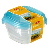 CURVER FRESH & GO Frischhaltedose,  3-tlg K207758KB44KK,  1 Set: 3 x 0, 25 Liter
