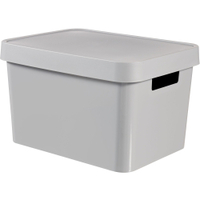 CURVER INFINITY Aufbewahrungsbox,  17 Liter 04743-099-01,  Farbe: light grey