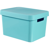 CURVER INFINITY Aufbewahrungsbox,  17 Liter 04743-X34-01,  Farbe: molokai blue