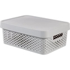 CURVER INFINITY Box mit Punktmuster,  11 Liter 04753-099-00,  Farbe: light grey