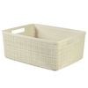 CURVER JUTE RECYCLING Aufbewahrungskorb,  12 Liter 01905-885-00,  Farbe: off white