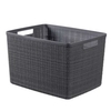 CURVER JUTE RECYCLING Aufbewahrungskorb,  20 Liter 01907-G44-01,  Farbe: deep shadow