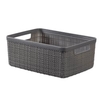 CURVER JUTE RECYCLING Aufbewahrungskorb,  5 Liter K245712K909KK,  Farbe: deep shadow