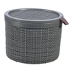 CURVER JUTE RECYCLING Aufbewahrungskorb,  rund 01903-G44-01,  Farbe: deep shadow