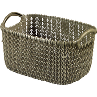 CURVER KNIT V2 Korb,  3 Liter 03703-X59-00,  Farbe: harvest brown